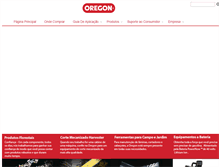 Tablet Screenshot of oregonbrasil.com.br